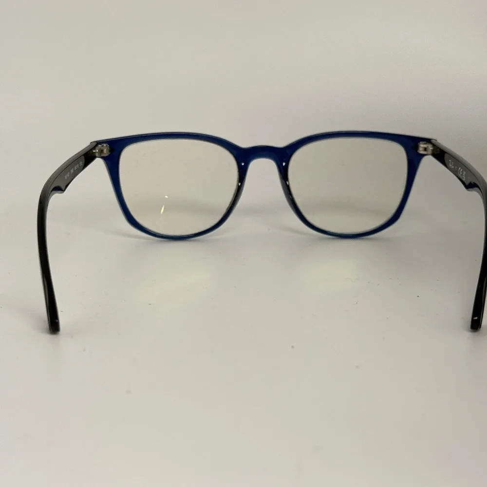 Ray-Ban RB 1601 3865 Blue Black‎ Square Eyeglasses Frames 48-18-130 Kids Boy